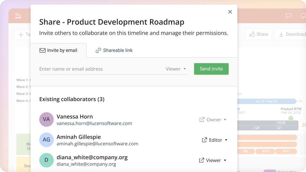 share-timeline-online-with-collaborators Share Timeline Online with Collaborators